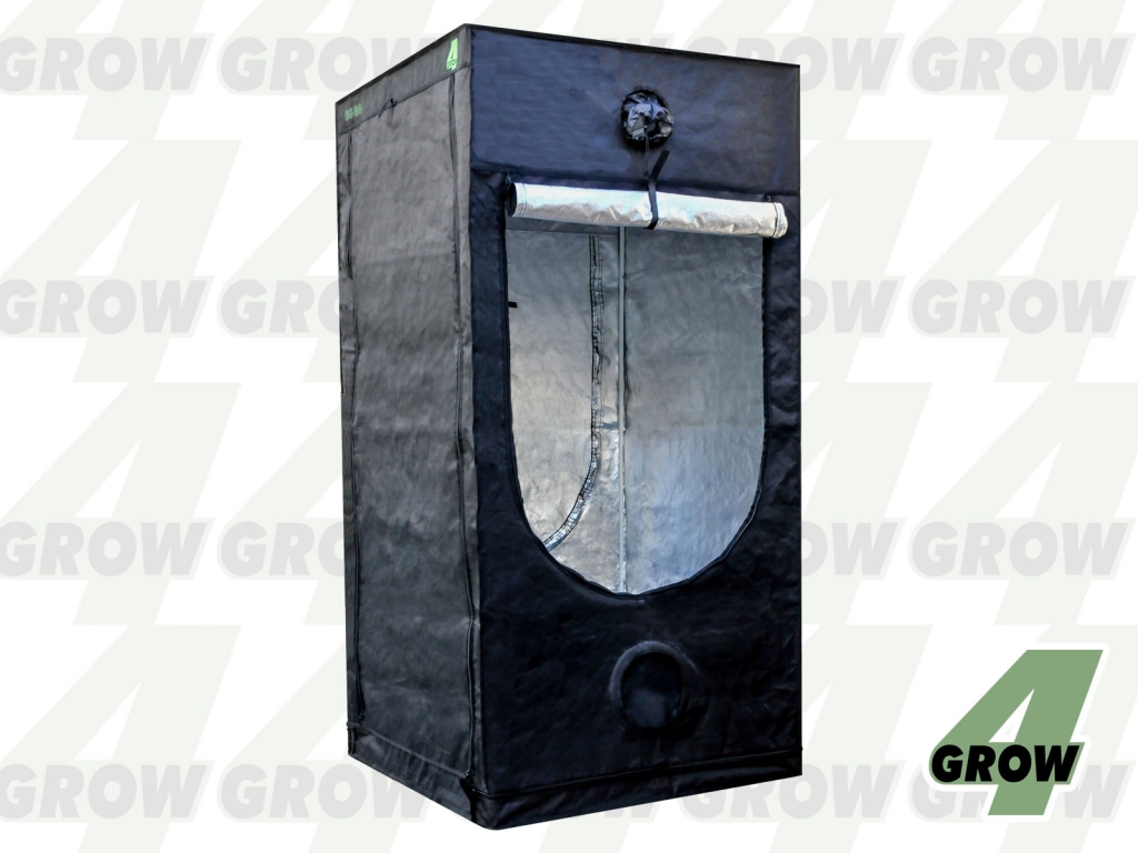 GROWZELT 80x80x180cm schwarz HOME GROW BOX PFLANZENZELT NEU GROWBOX 4GROW BS80